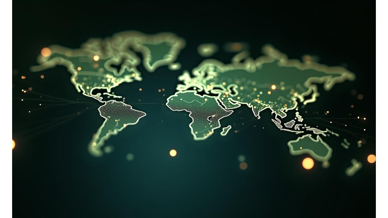 Et interaktivt verdenskart som viser Fjordgard Ateliers globale nettverk av bærekraftige tekstilleverandører i Italia, Japan, India og Norge.